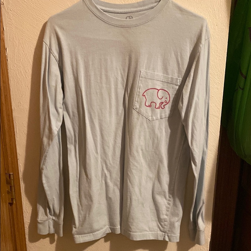 Light Blue Ivory Ella Long Sleeve Shirt